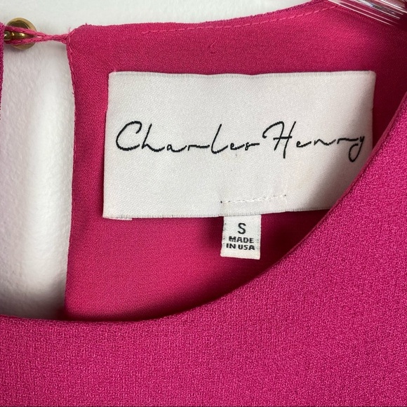 Charles Henry Ruffle Yoke Shift Dress Size S - Picture 5 of 11